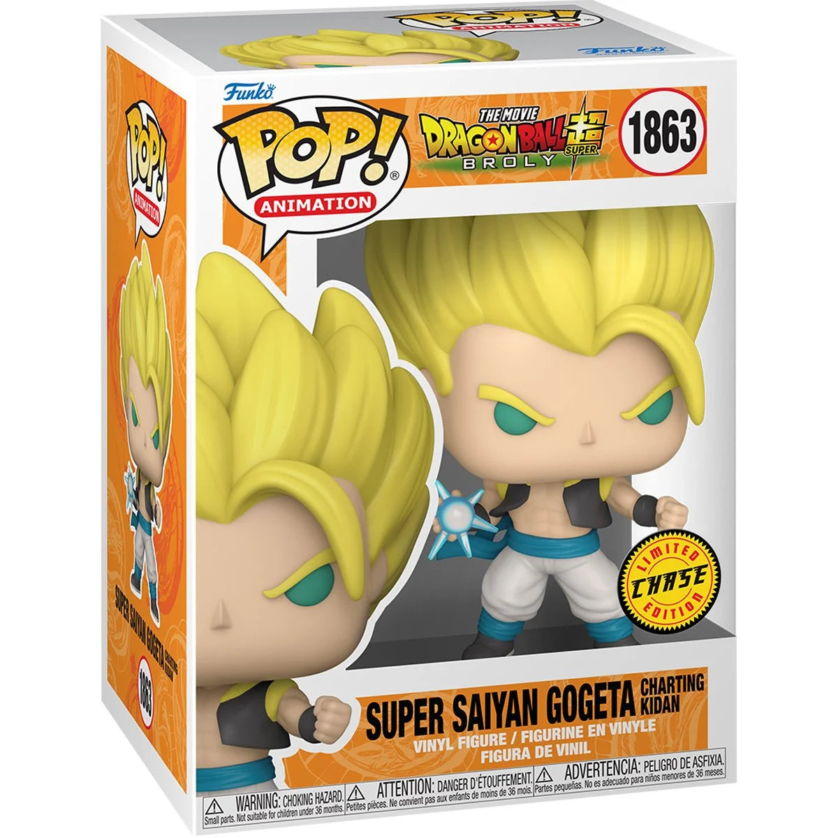 Funko POP! Animation Dragon Ball Super 1863 Broly Gogeta Common and CHASE