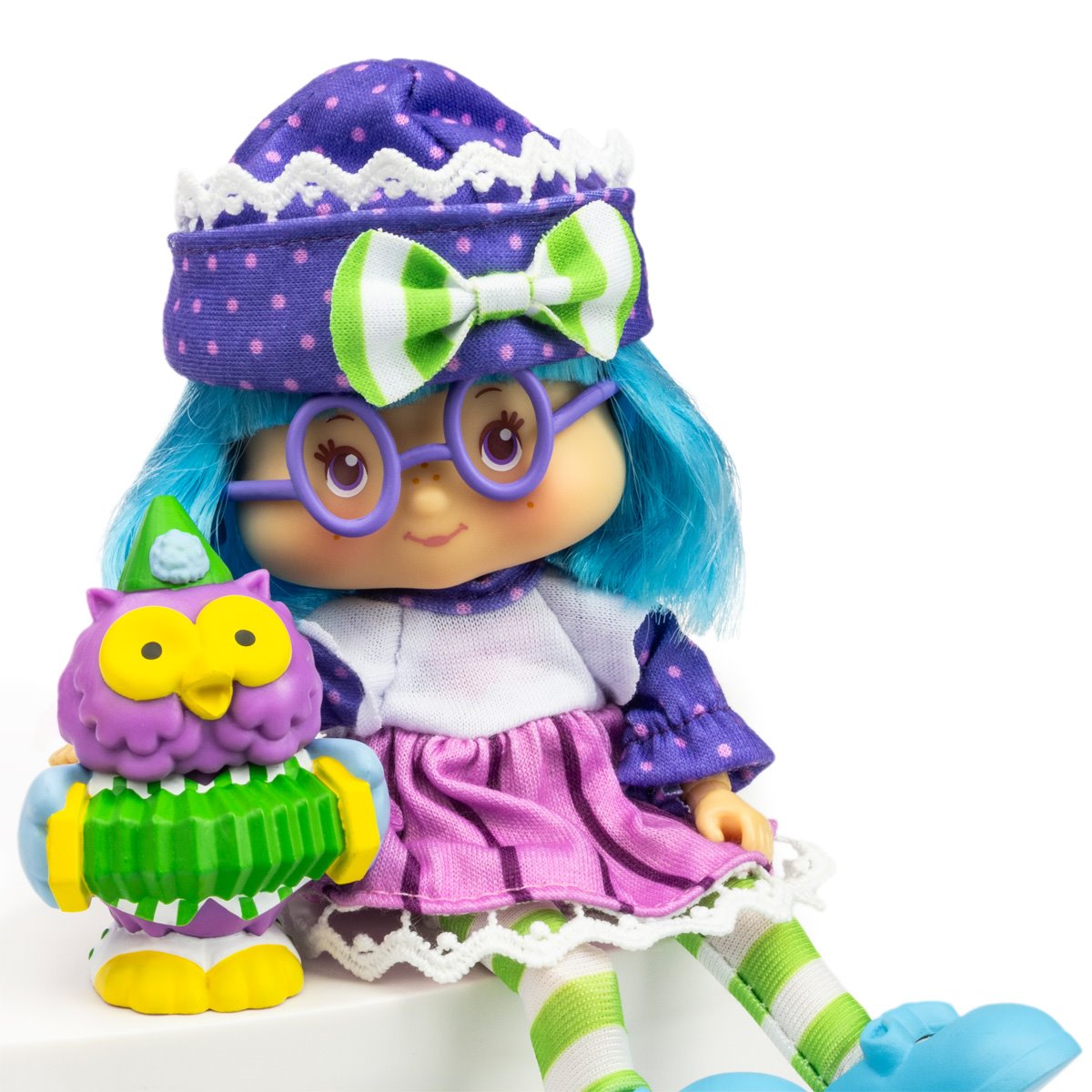 The Loyal Subjects Strawberry Shortcake 5 1/2-Inch Plum Pudding Retro Fashion Doll San Diego Comic Con 2024 Exclusive
