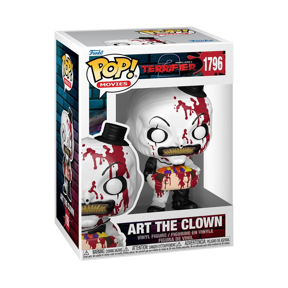 Funko POP! Movies Horror Terrifier 1796 Art the Clown with Head
