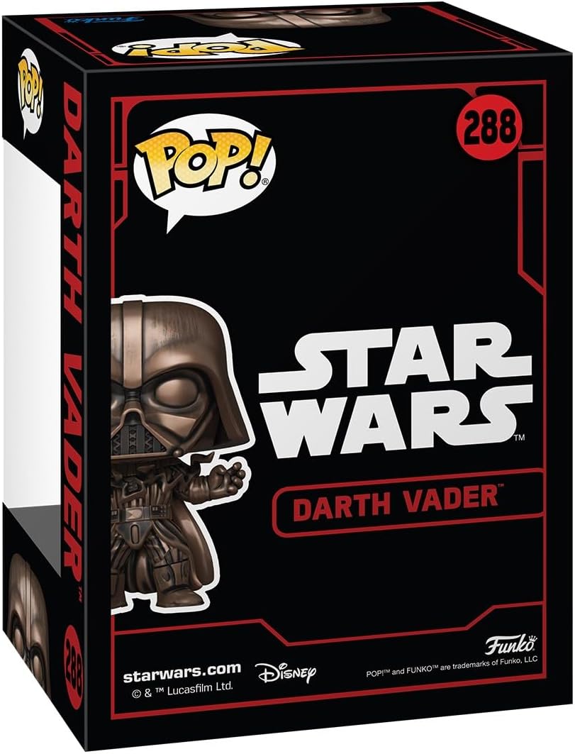 Funko POP! Star Wars Darkside 288 Darth Vader (Electrocuted) Bronze Amazon Exclusive