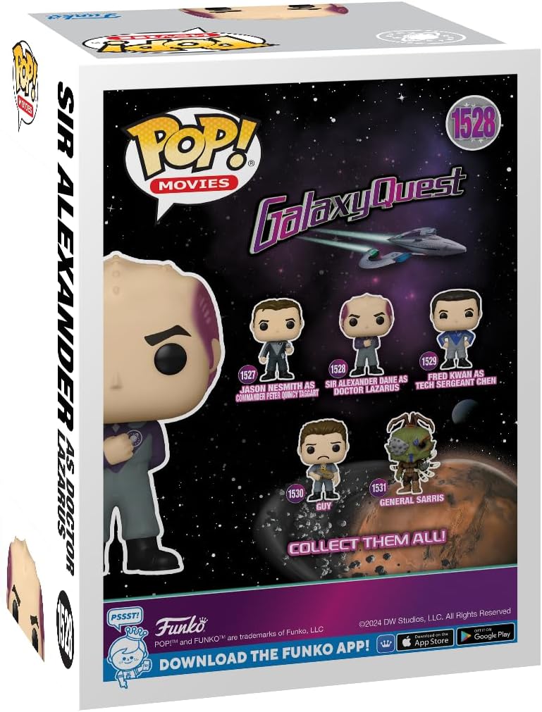 Funko POP! Movies Galaxy Quest 1528 Sir Alexander as Doctor Lazarus