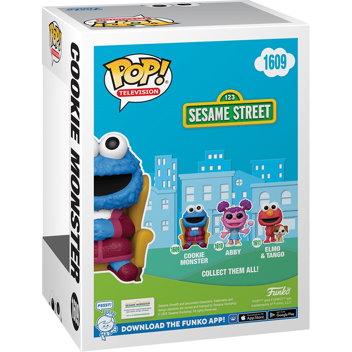Funko POP! Disney Sesame Street 1609 Cookie Monster in Chair