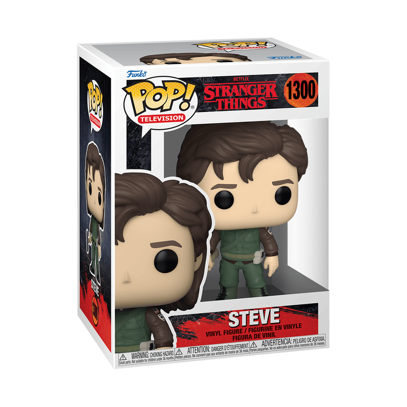 Funko POP! TV Stranger Things 1300 Steve (with Axe) in Hunter Outfit