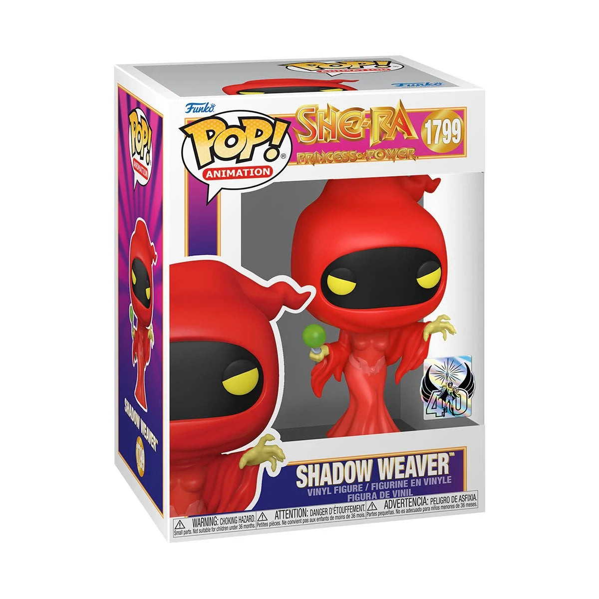 Funko POP! TV She-Ra: Princess of Power 1799 Shadow Weaver 40th Anniversary
