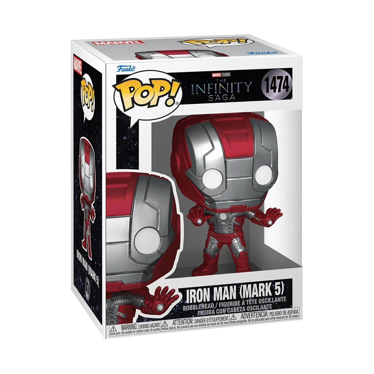 Funko POP! Marvel MCU The Infinity Saga Iron Man 1474 Iron Man (Mark 5)