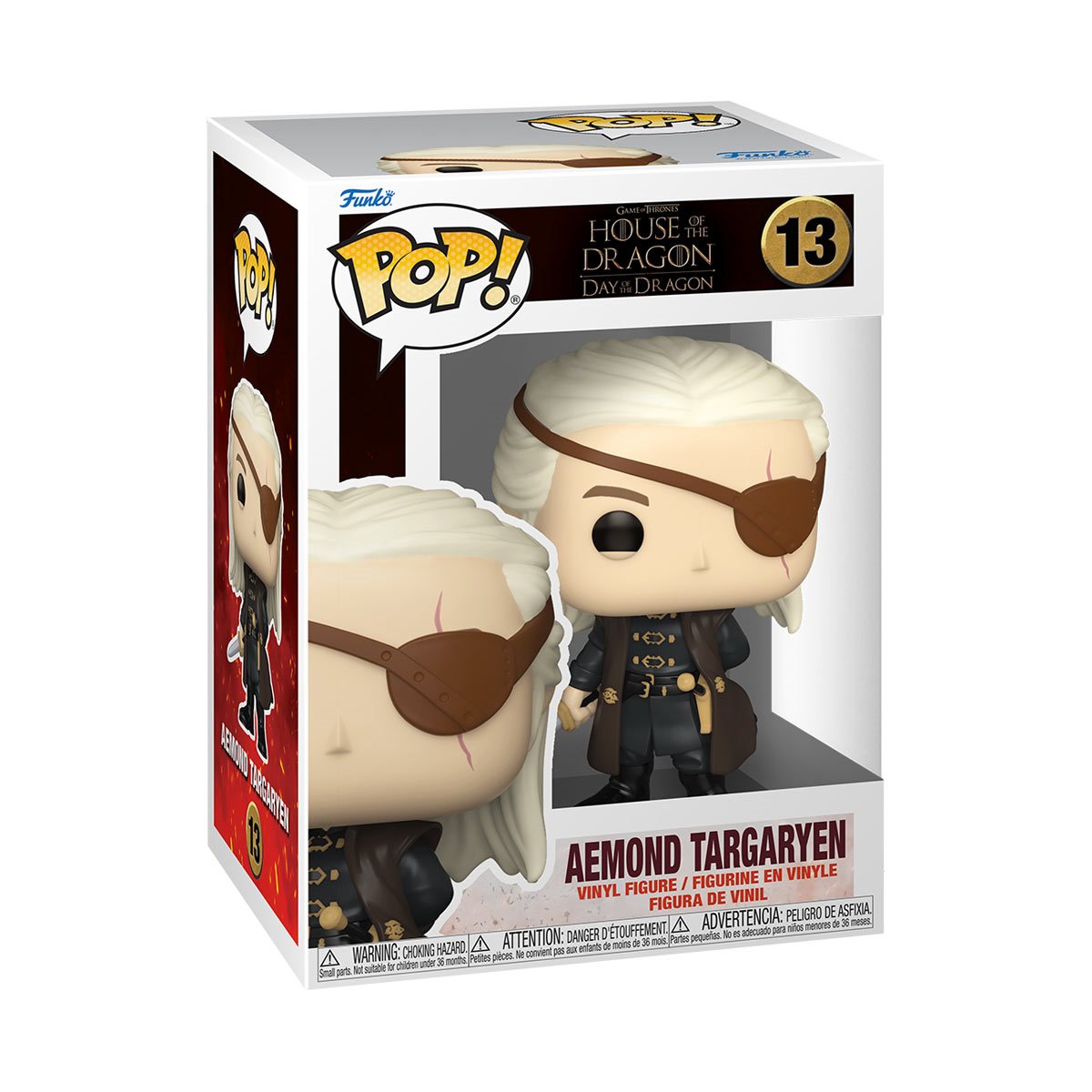 Funko POP! TV Game of Thrones: House of The Dragon 13 Aemond Targaryen Common and Chase