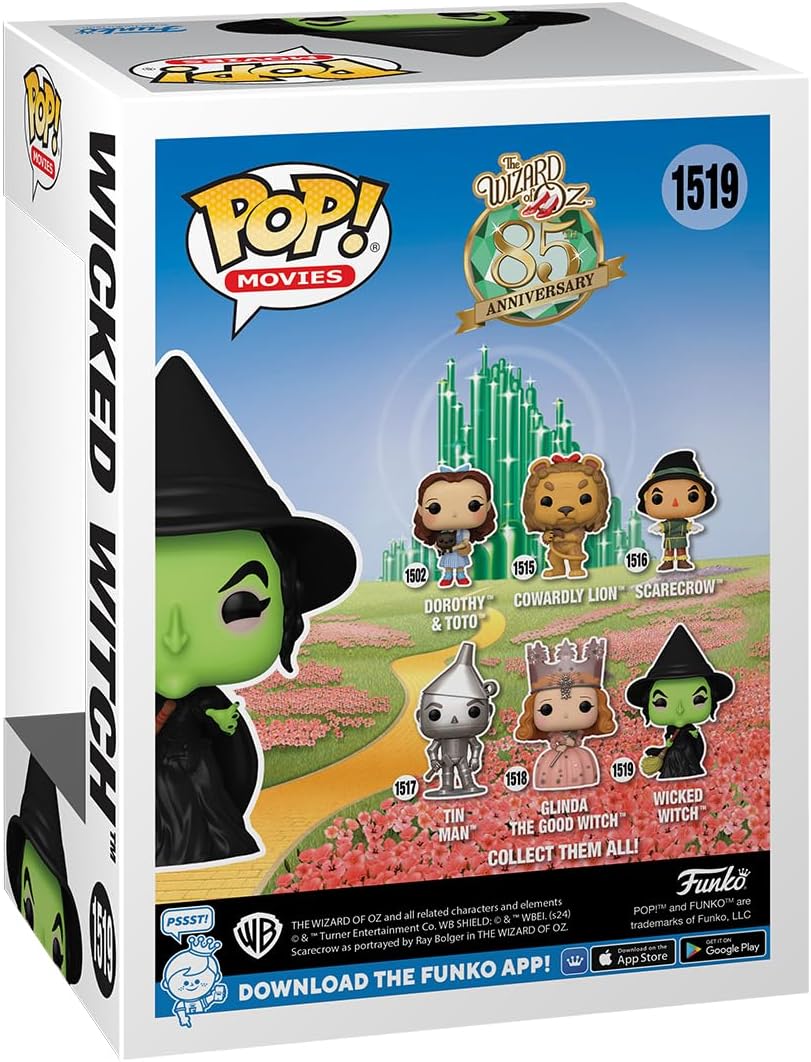 Funko POP! Movies The Wizard of Oz 1519 Wicked Witch (Wicked Witch of the West) 85th Anniversary