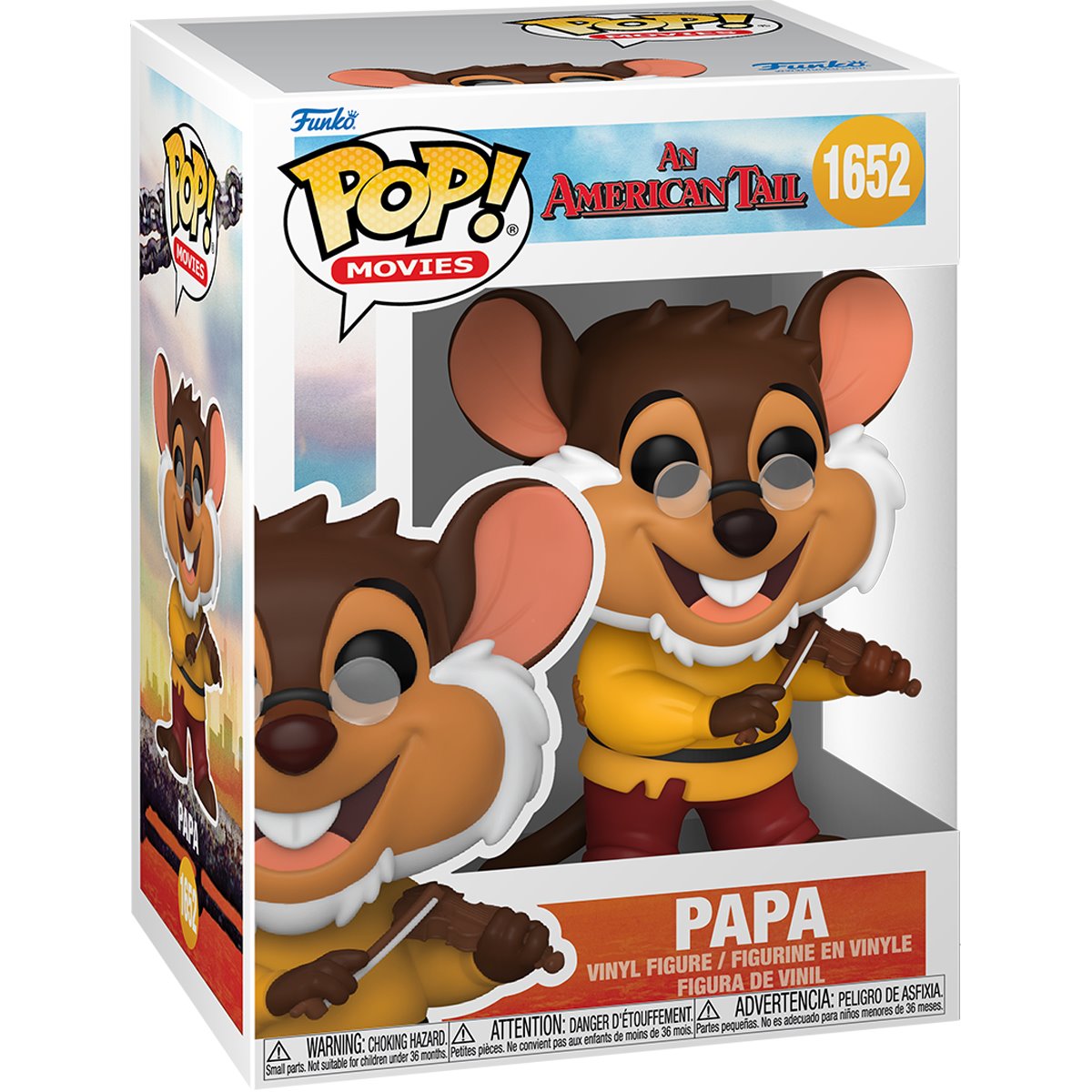 Funko POP! Movies An American Tail 1652 Papa with Violin