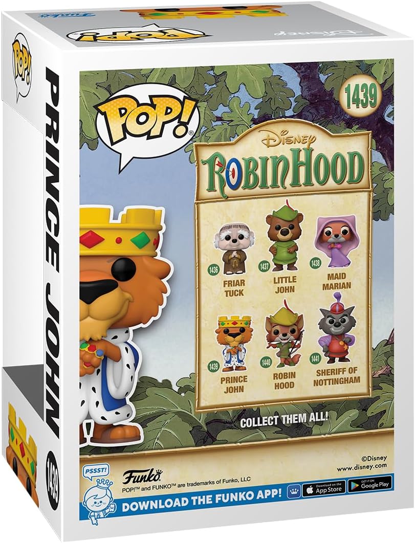 Funko POP! Disney Animated Robin Hood 1439 Prince John