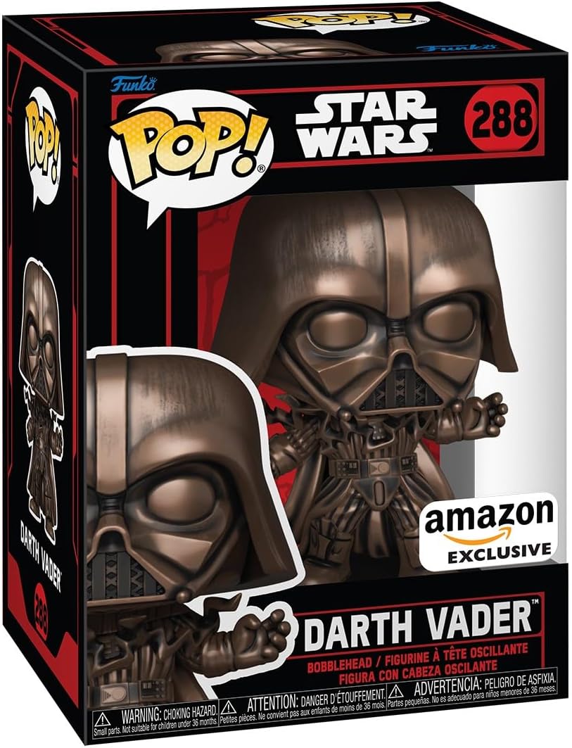 Funko POP! Star Wars Darkside 288 Darth Vader (Electrocuted) Bronze Amazon Exclusive