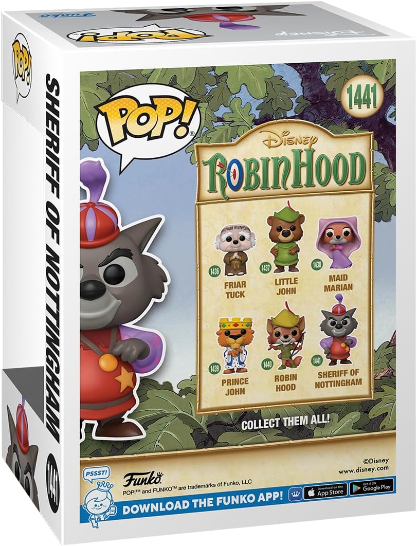 Funko POP! Disney Animated Robin Hood 1441 Sheriff of Nottingham