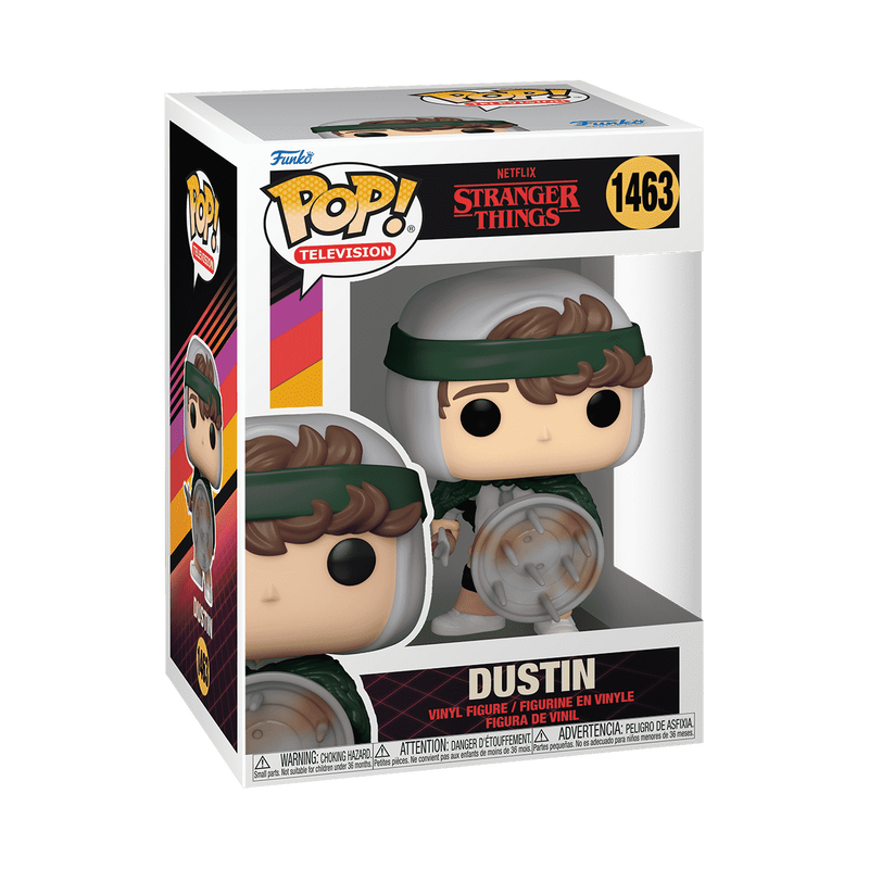 Funko POP! TV Stranger Things 1463 Dustin with Spear and Shield
