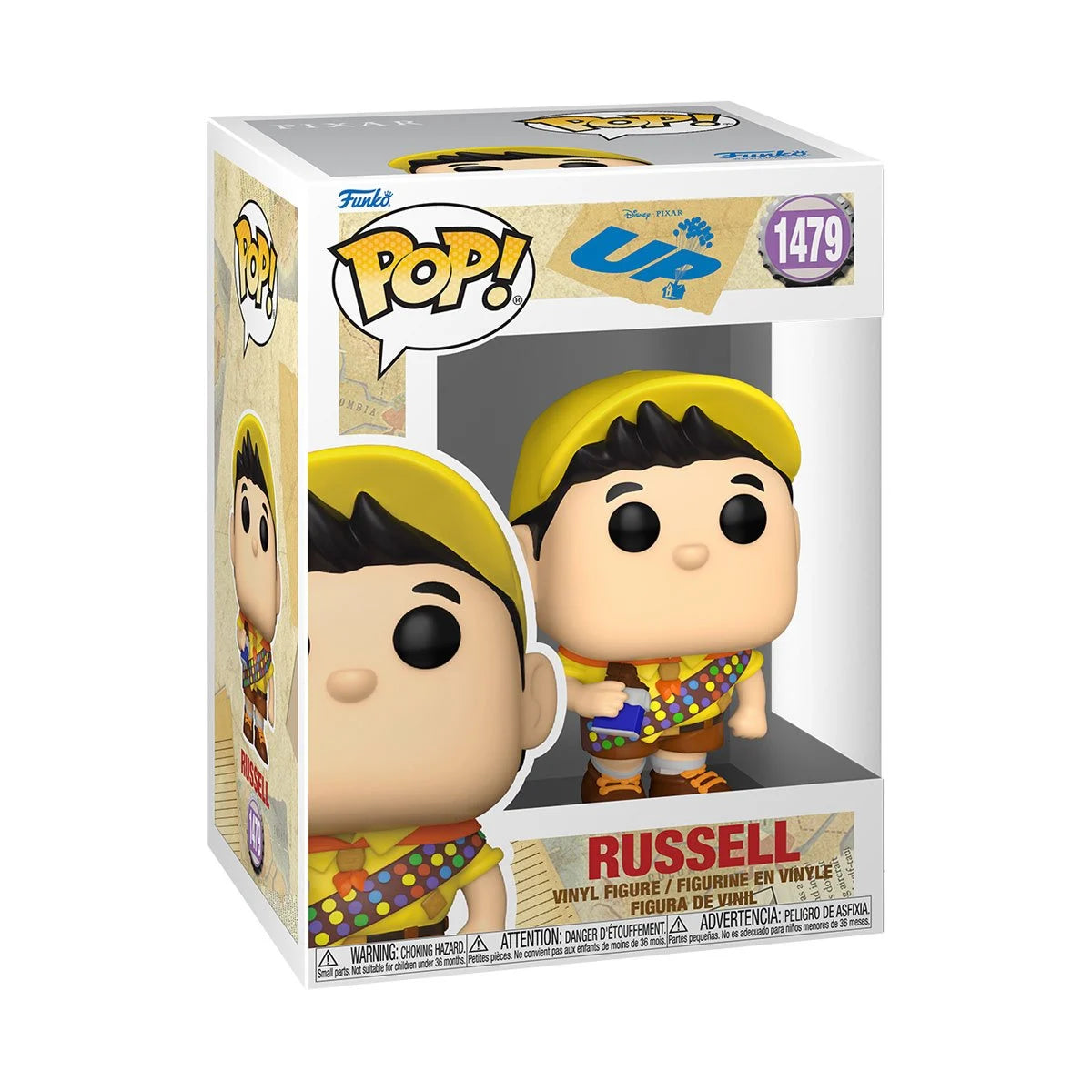 Funko POP! Disney Pixar Up 1479 Russell with Chocolate Bar