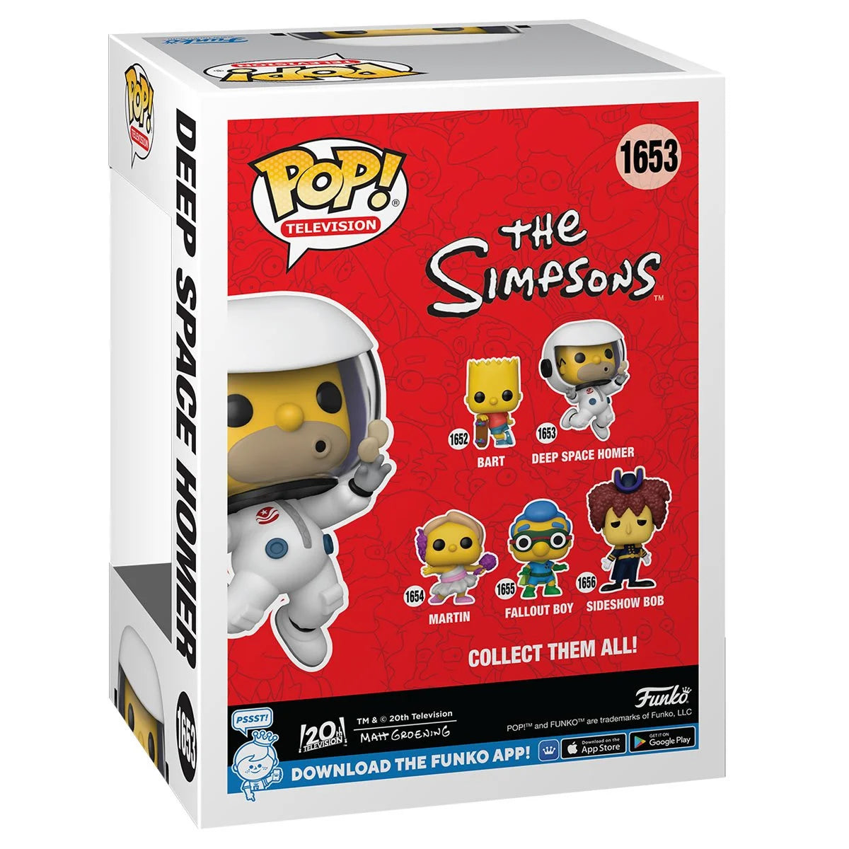 Funko POP! TV Animation The Simpsons 1653 Deep Space Homer Simpson