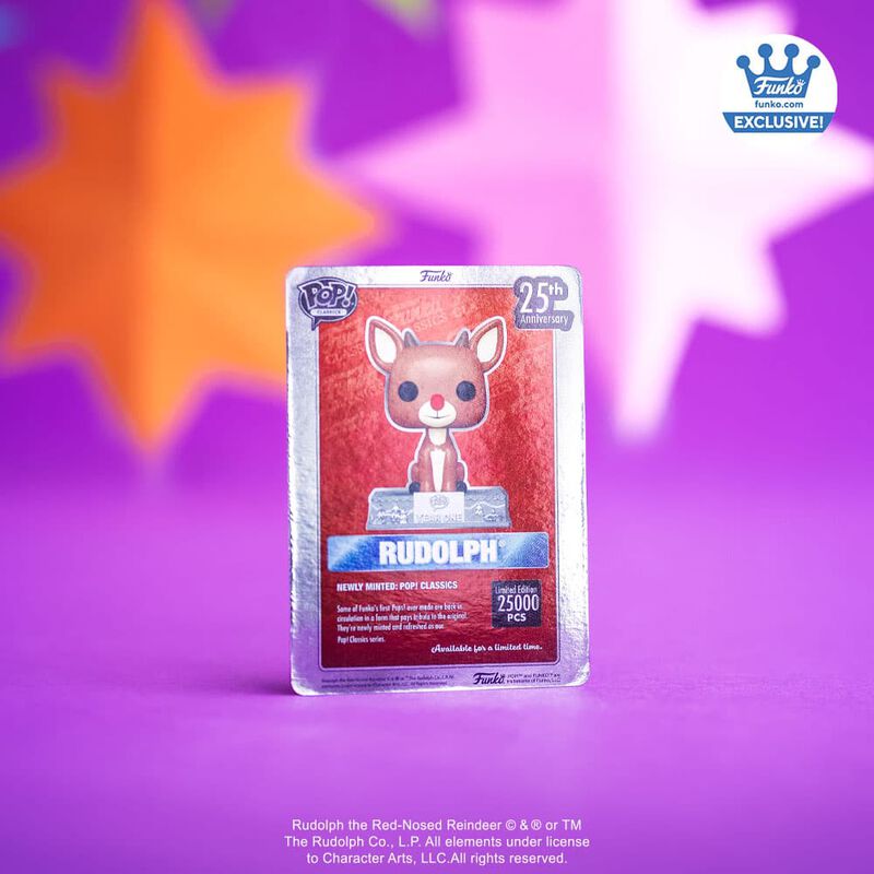 Funko POP! Classics Holiday Christmas Rudolph 03C Rudolph the Red-Nosed Reindeer 25th Anniversary Funko Shop Exclusive