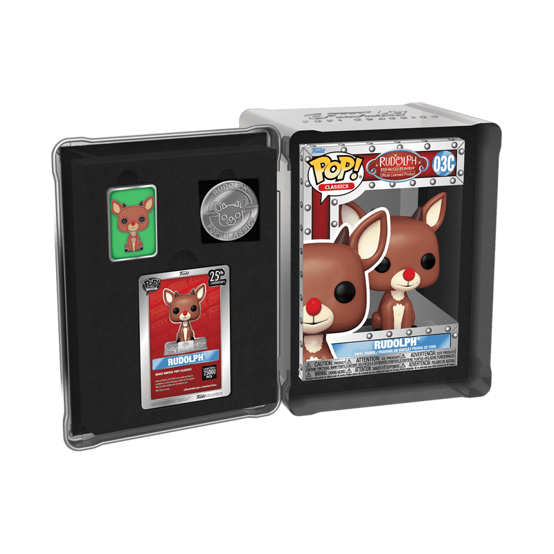 Funko POP! Classics Holiday Christmas Rudolph 03C Rudolph the Red-Nosed Reindeer 25th Anniversary Funko Shop Exclusive