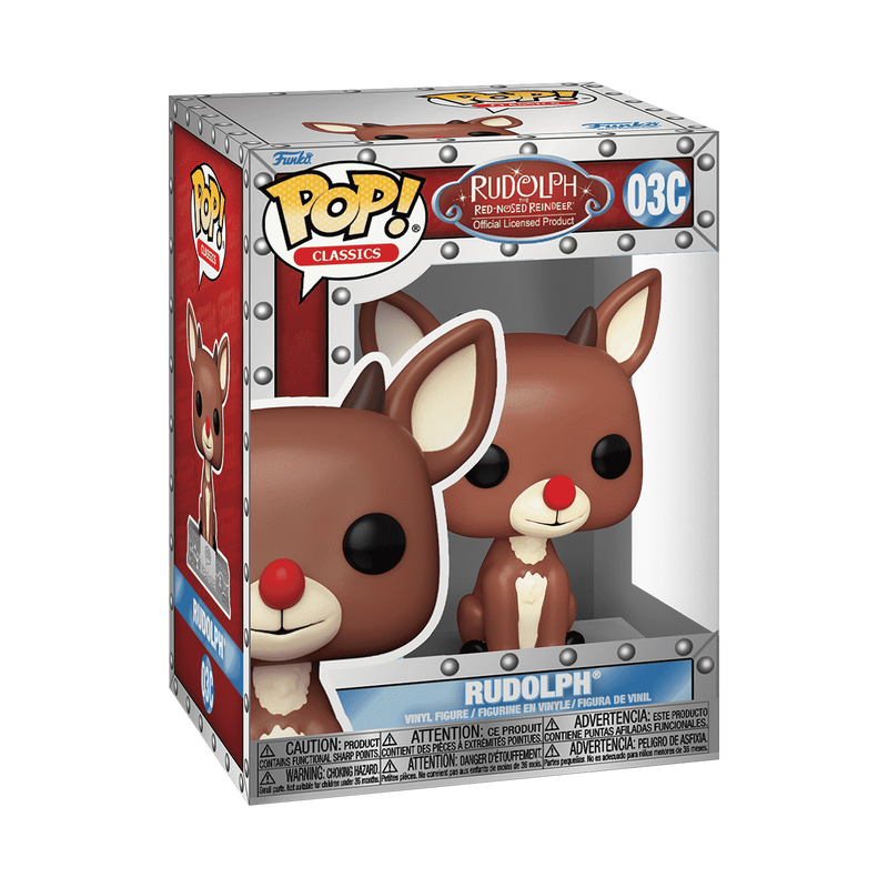 Funko POP! Classics Holiday Christmas Rudolph 03C Rudolph the Red-Nosed Reindeer 25th Anniversary Funko Shop Exclusive