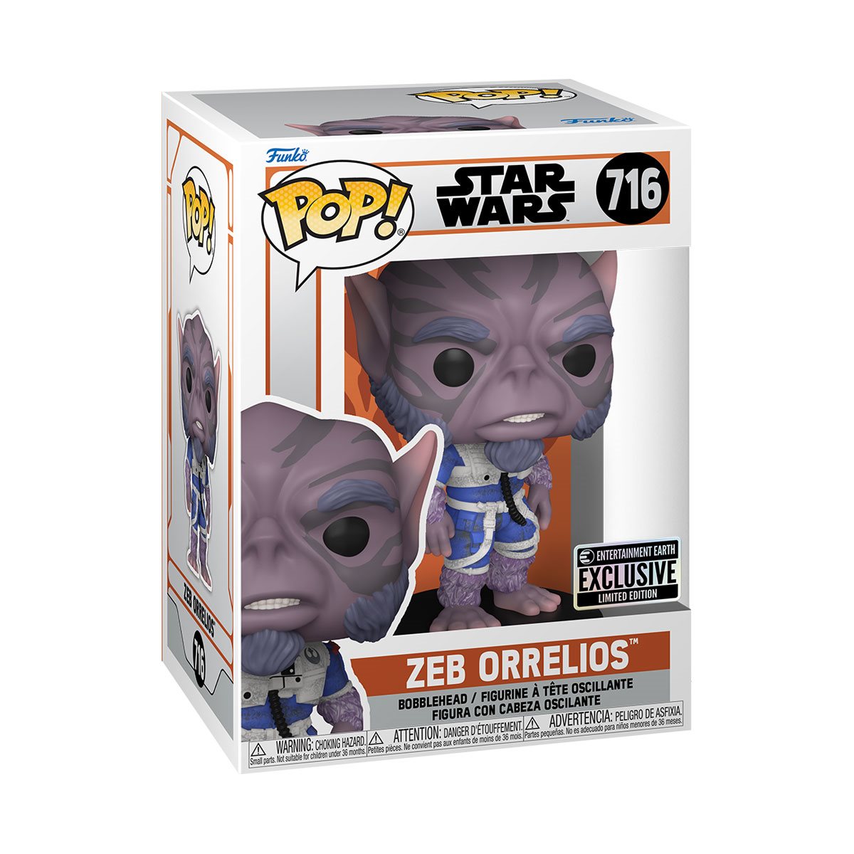 Funko POP! Star Wars Animated Rebels 716 Zeb EE Exclusive