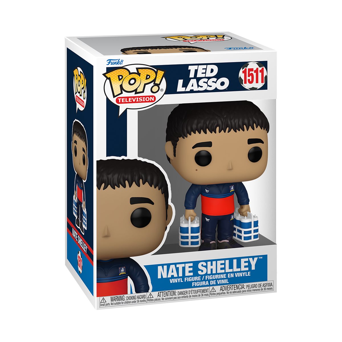 Funko POP! TV Apple+ Ted Lasso 1511 Nate Shelley with Water Bottles