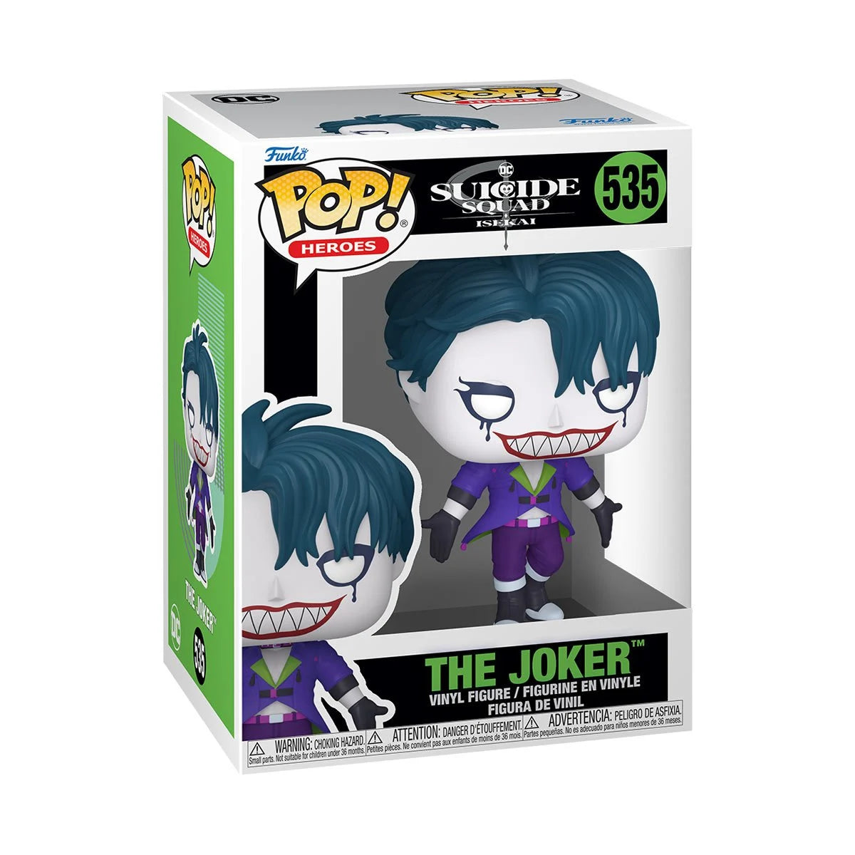 Funko POP! DC Heroes Animation Suicide Squad Isekai 535 The Joker with Chance of CHASE