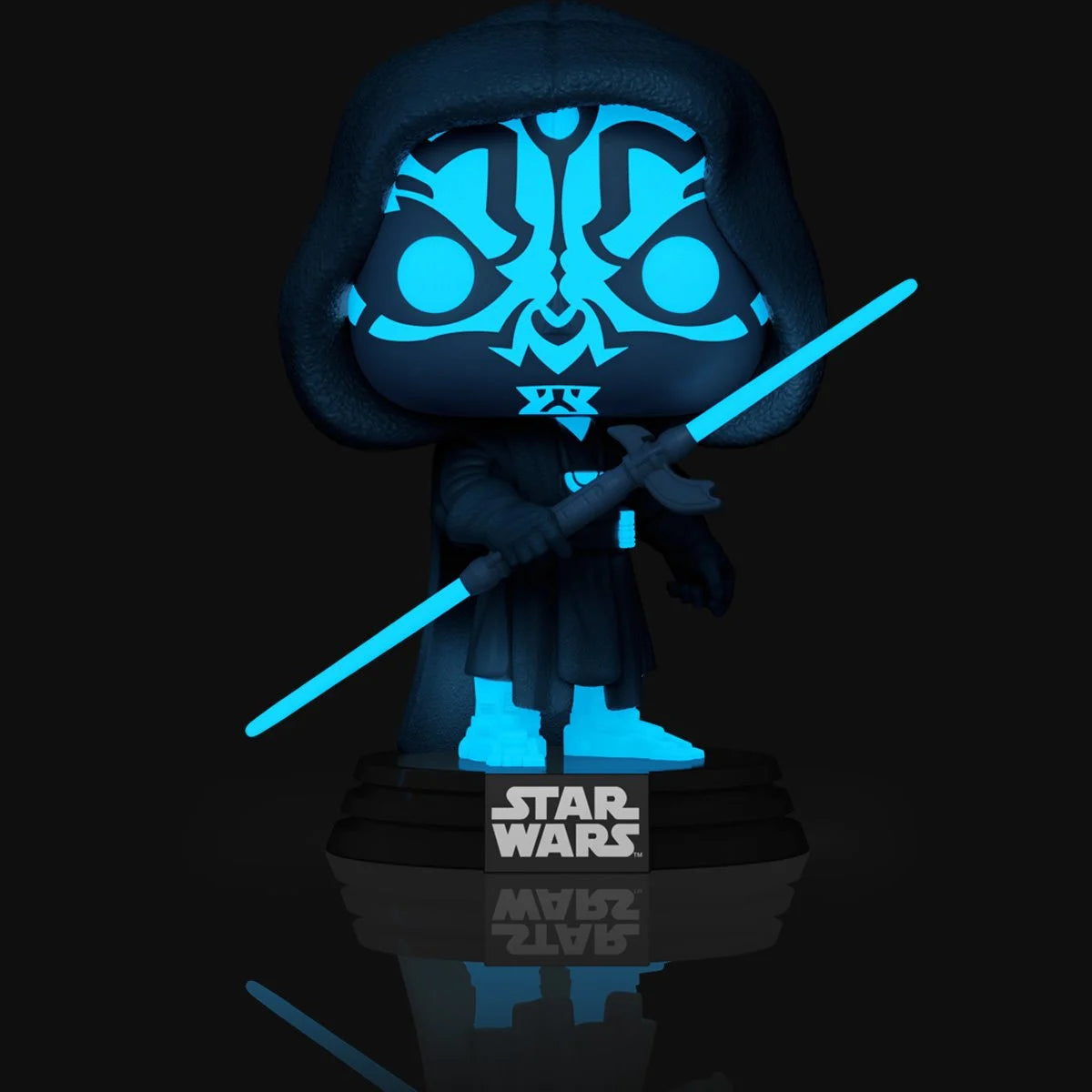 Funko POP! Star Wars The Dark Side 740 Darth Maul (Hologram) GITD Glow-in-the-Dark Specialty Series Exclusive