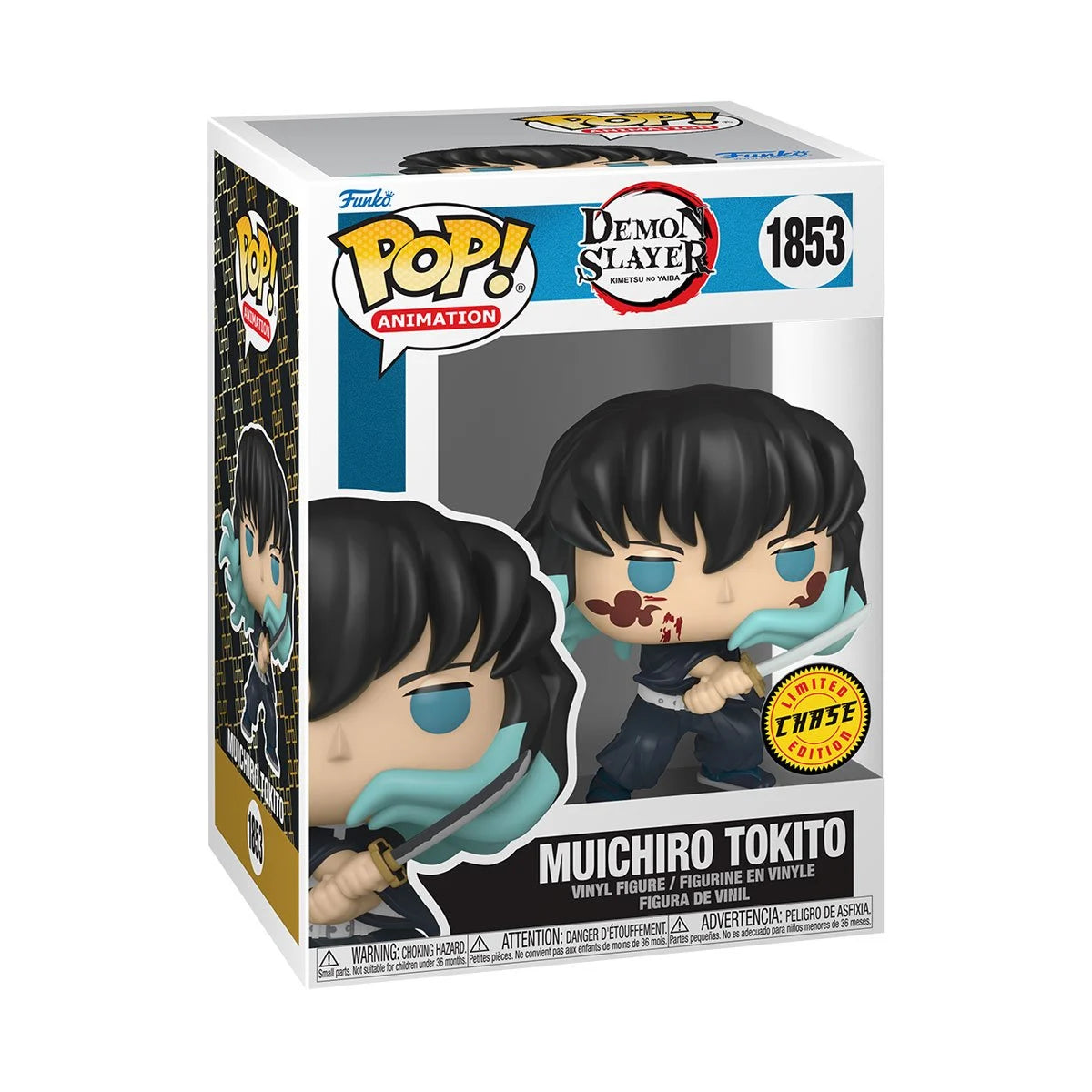 Funko POP! Animation Demon Slayer 1853 Muichiro Tokito (Attack) with Chance of CHASE