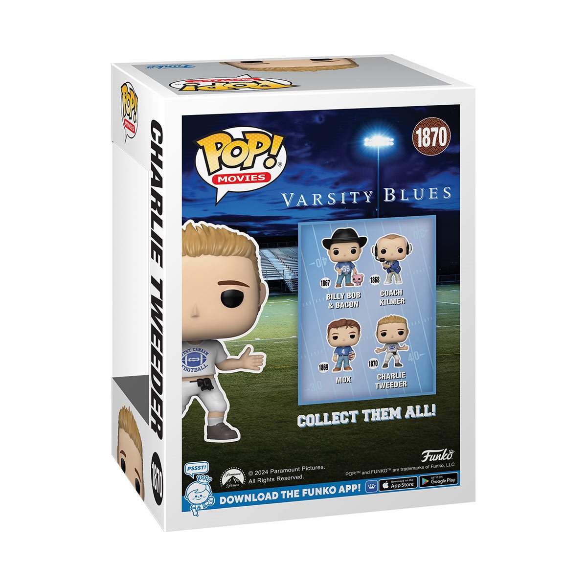 Funko POP! Movies Varsity Blues 1870 Charlie Tweeder