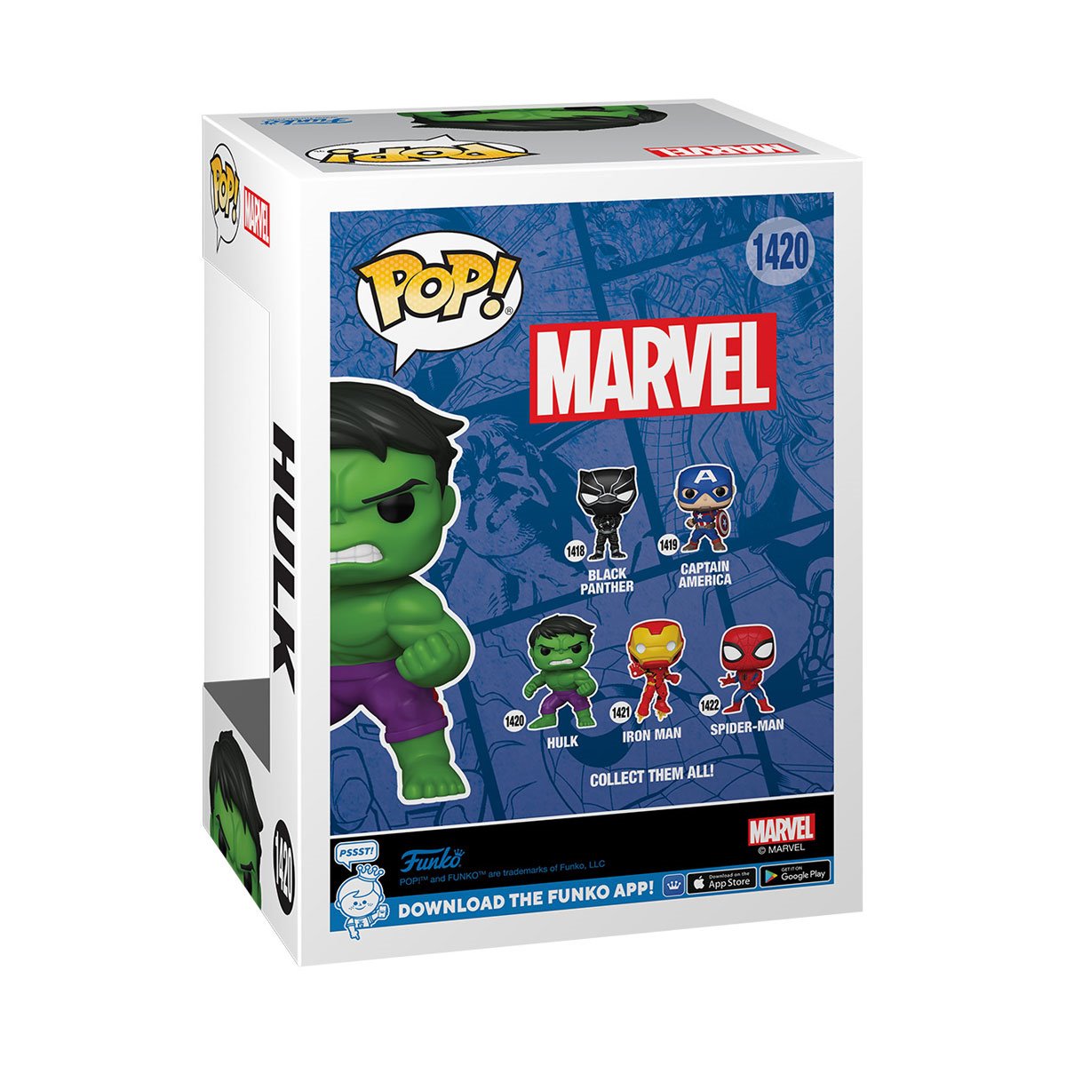 Funko POP! Marvel Comics The Incredible Hulk 1420 New Classics Hulk