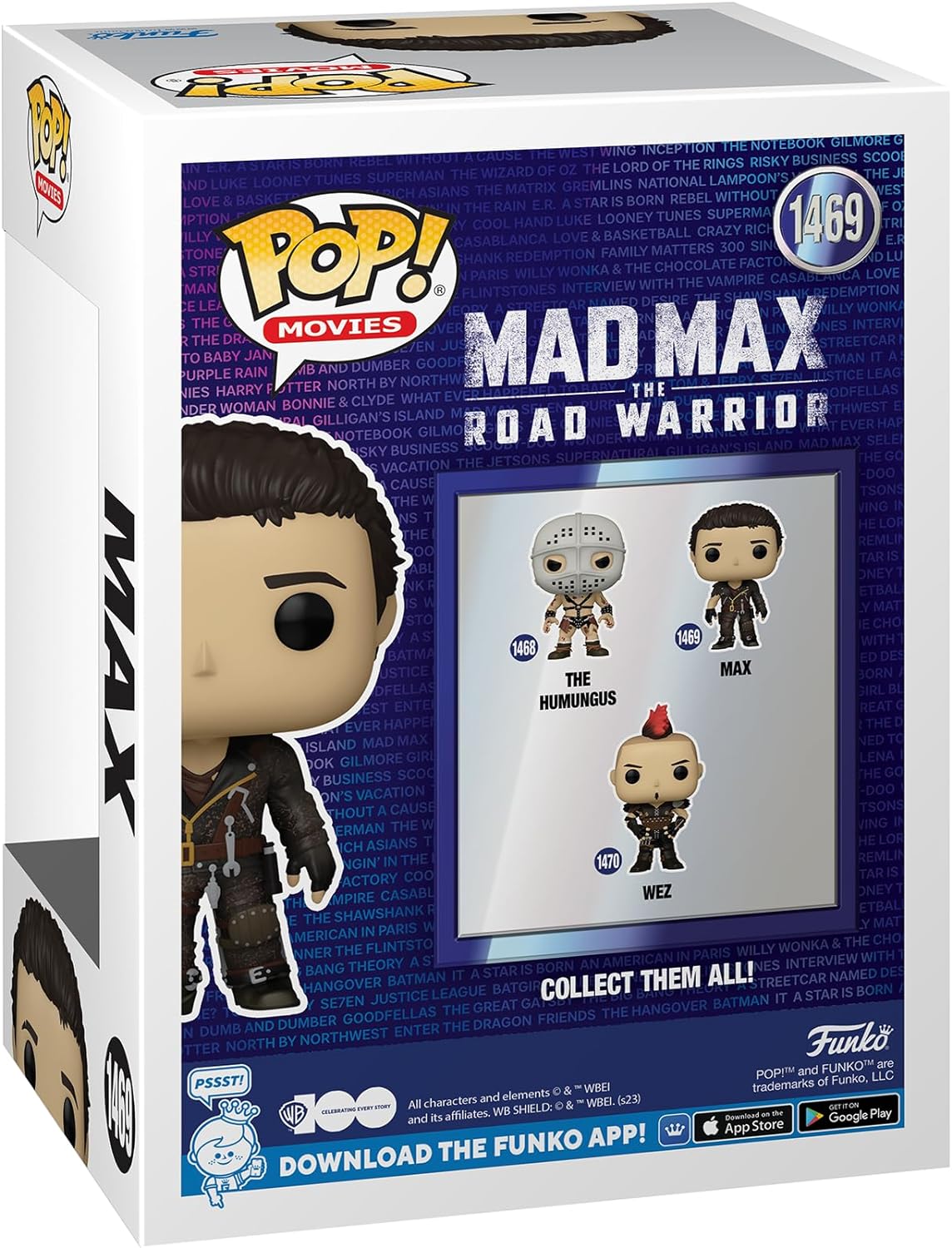 Funko POP! Movies WB100 Mad Max 2 The Road Warrior 1469 Max