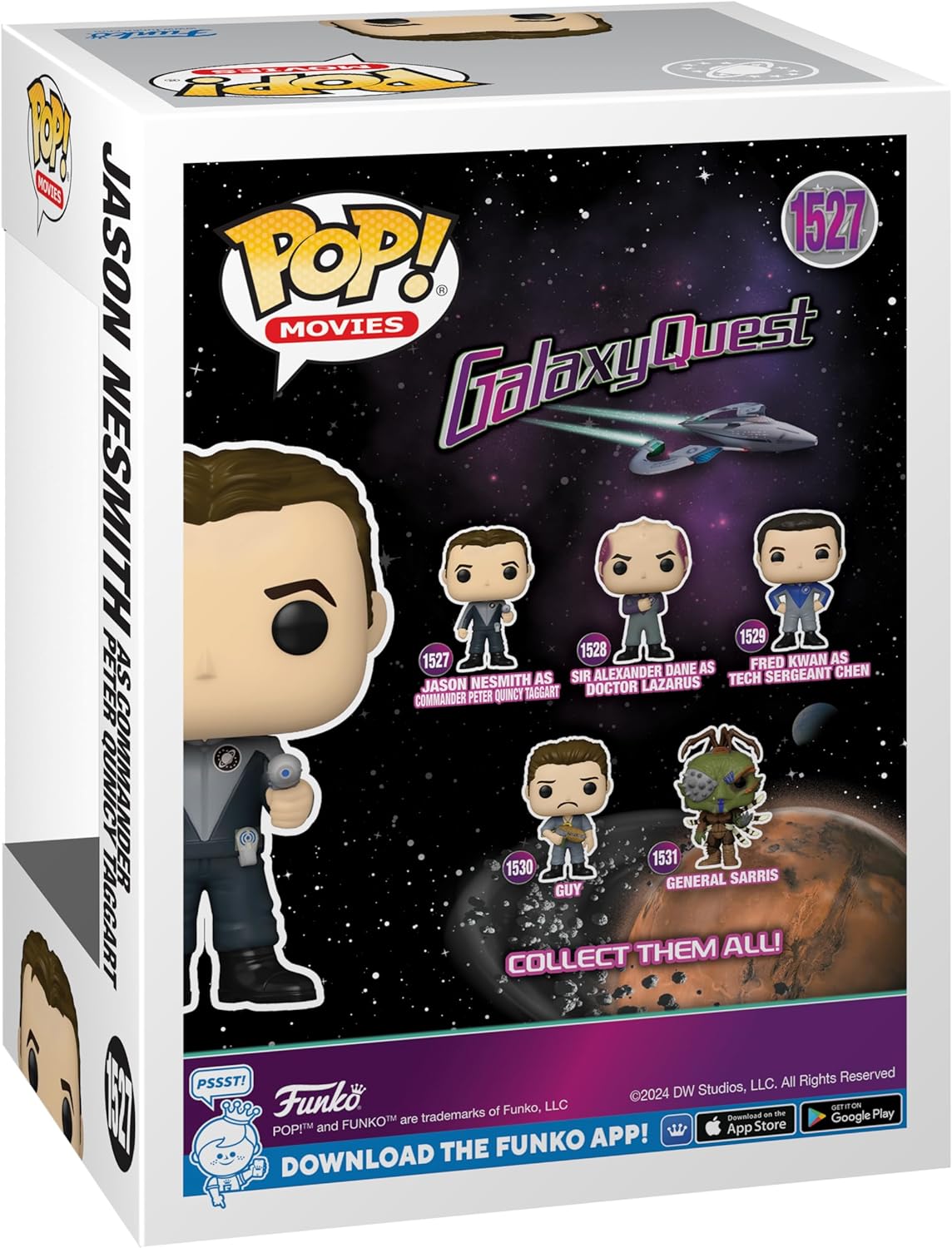 Funko POP! Movies Galaxy Quest 1527 Jason Nesmith as Commander Peter Quincy Taggart