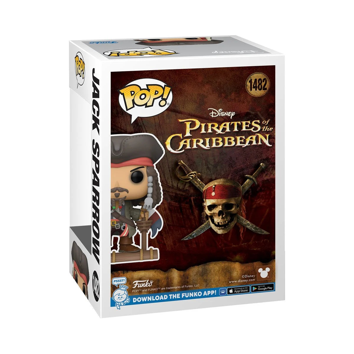 Funko POP! Disney The Pirates of the Caribbean 1482 Captain Jack Sparrow (Opening) Specialty Series No Sticker