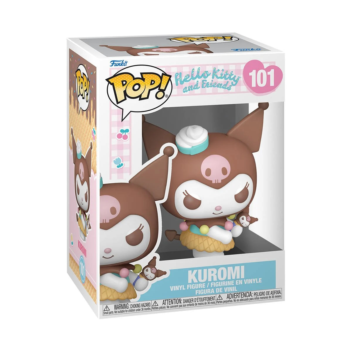 Funko POP! Sanrio Hello Kitty and Friends 101 Kuromi with Ice Cream