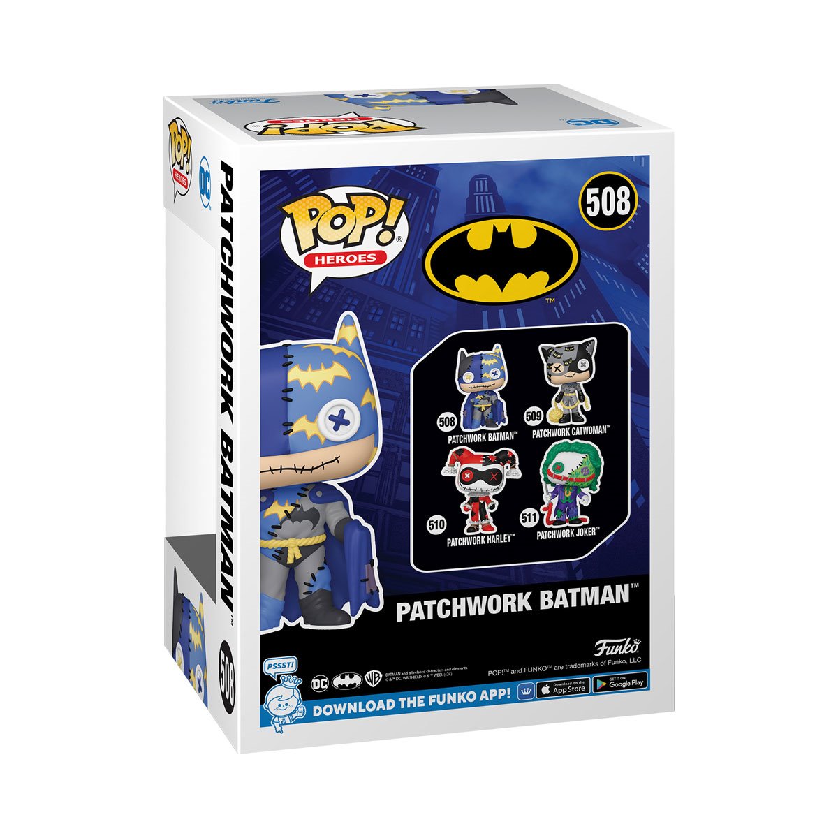 Funko POP! DC Heroes Movies Batman 508 Patchwork Batman