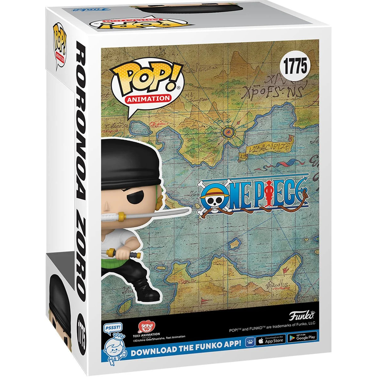 Funko POP! Animation One Piece 1775 Roronoa Zoa with Chance of CHASE