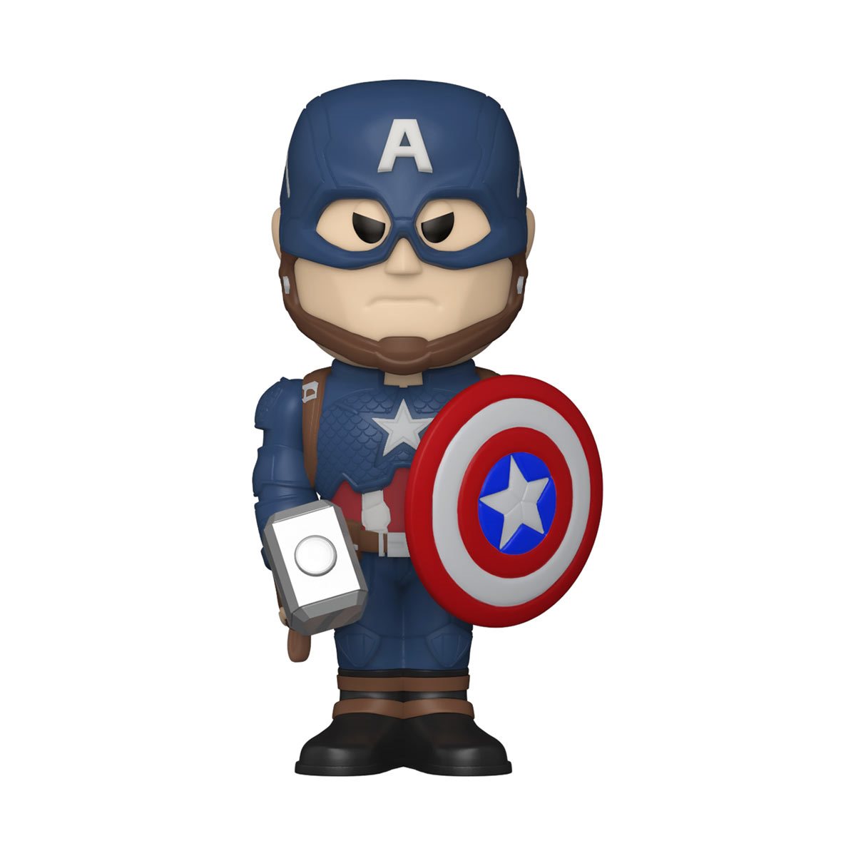 Funko POP! Soda Marvel Avengers: Endgame Captain America with Mjolnir and Shield Entertainment Earth Exclusive with Chance of CHASE