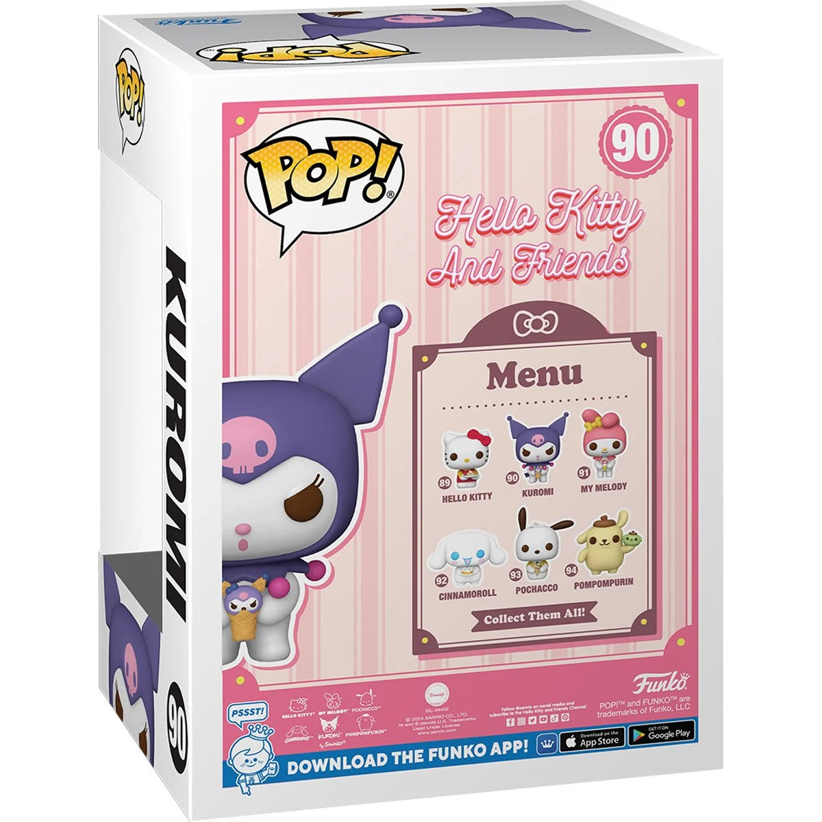 Funko POP! Sanrio Hello Kitty and Friends 90 Kuromi with Dessert