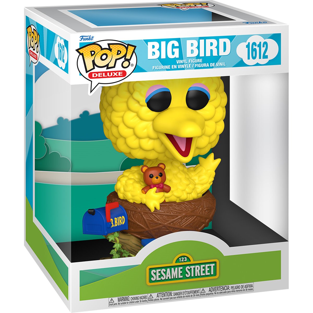 Funko POP! 6" Super Deluxe Sesame Street 1612 Big Bird in Nest