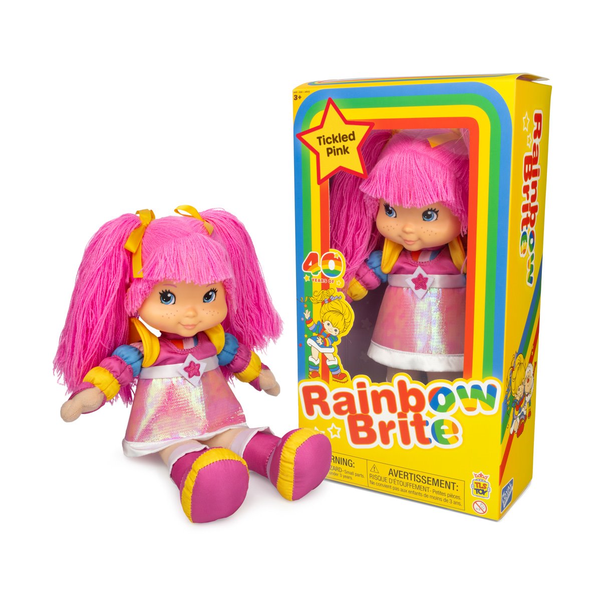 The Loyal Subjects Rainbow Brite 12-Inch Tickled Pink Plush Doll
