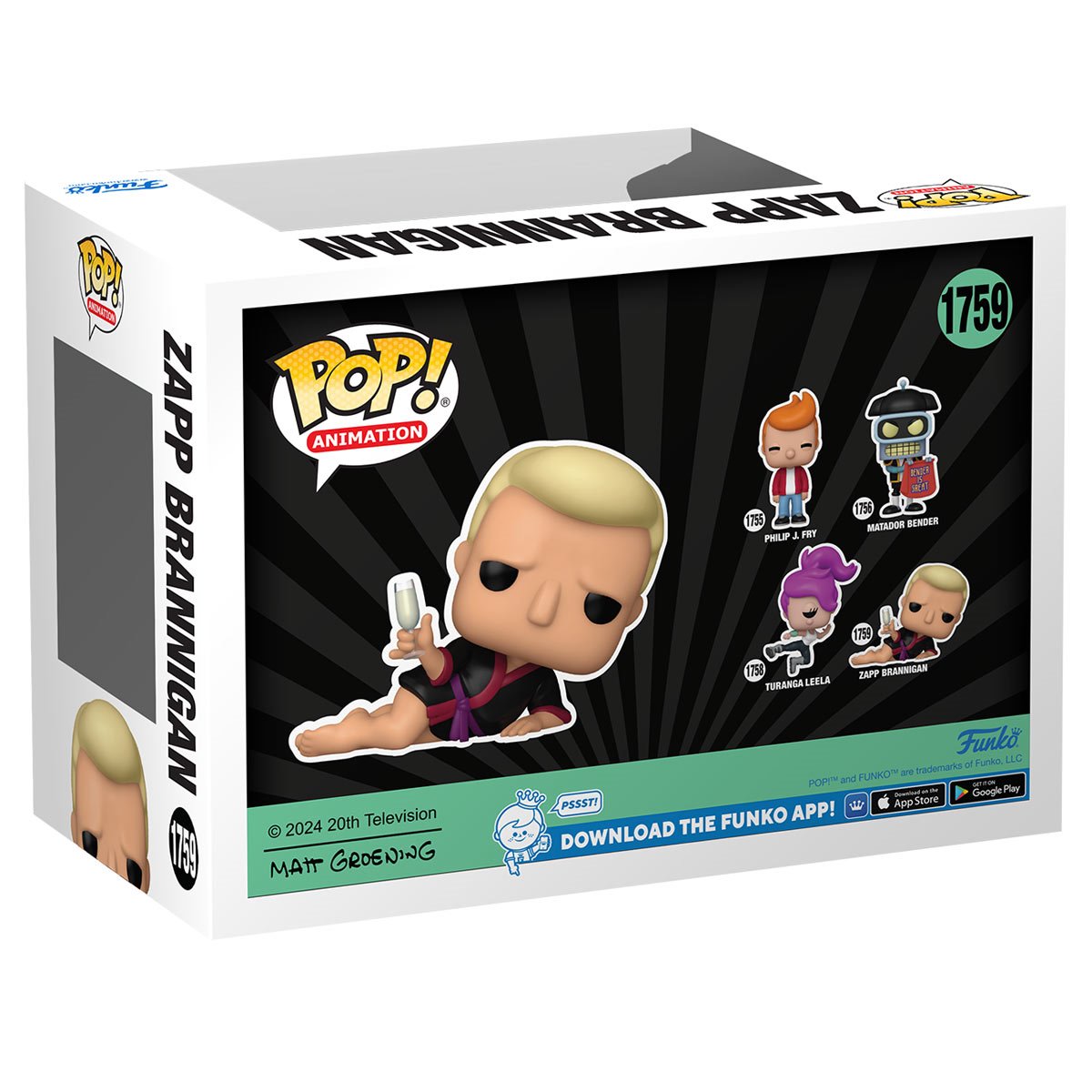 Funko POP! TV Futurama 1759 Zapp Brannigan