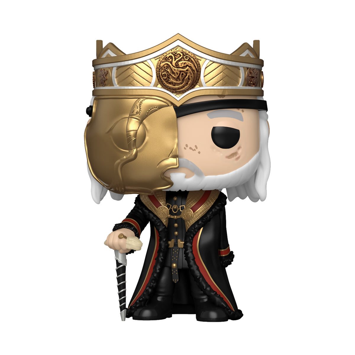 Funko POP! TV Game of Thrones: House of The Dragon 15 Viserys Targaryen with Mask Common and Chase