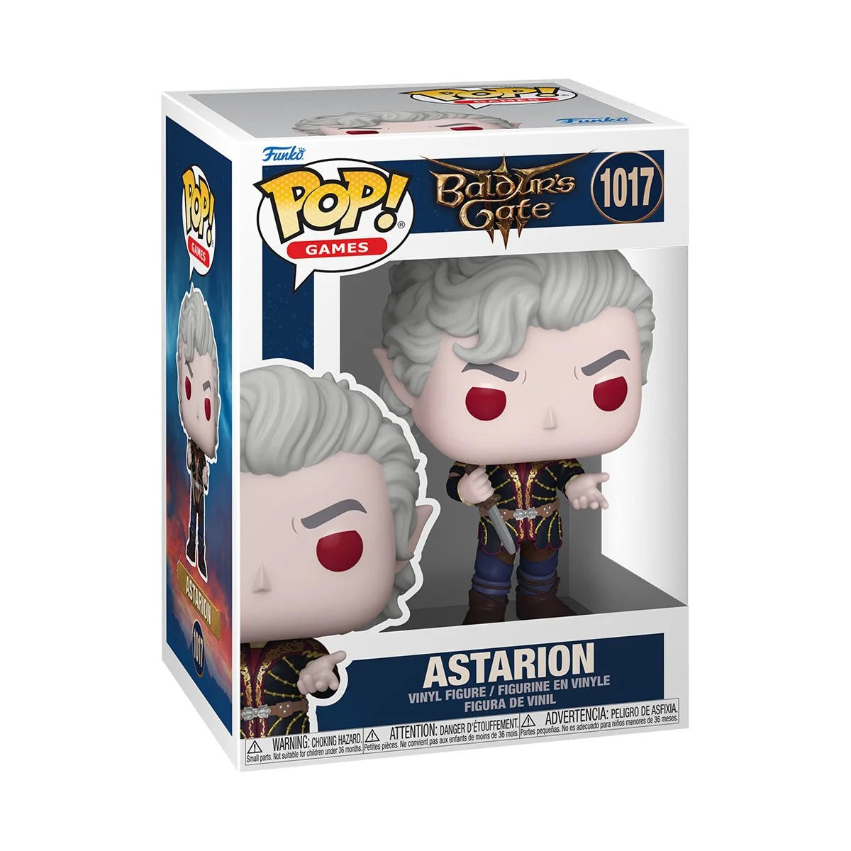 Funko POP! Games Baldur's Gate 3 1017 Astarion Common and CHASE