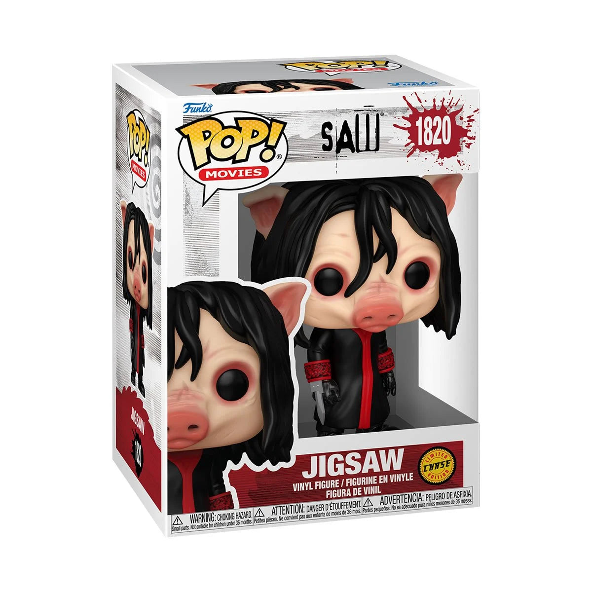 Funko POP! Movies Horror Saw 1820 Jigsaw with Chance of CHASE