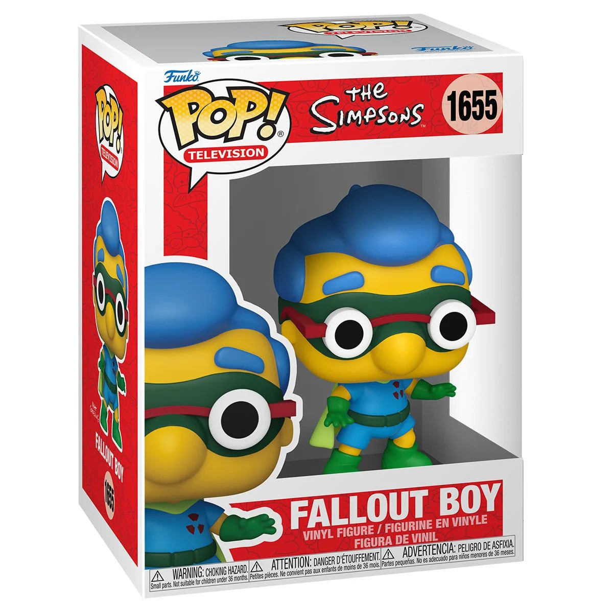 Funko POP! TV Animation The Simpsons 1655 Milhouse as Fallout Boy