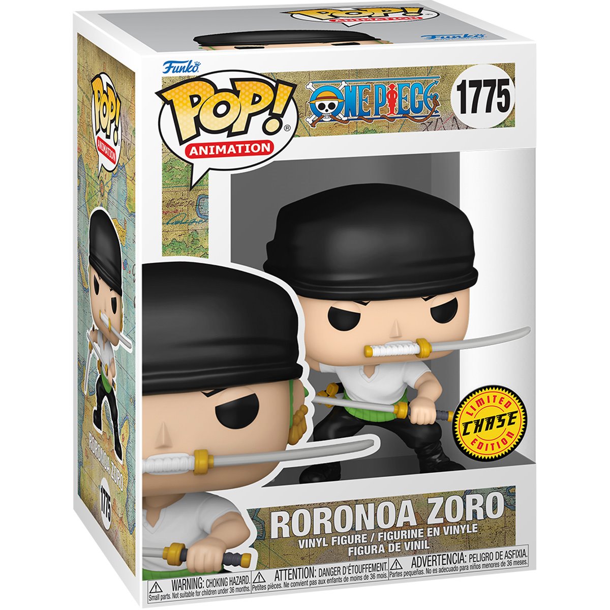 Funko POP! Animation One Piece 1775 Roronoa Zoa with Chance of CHASE