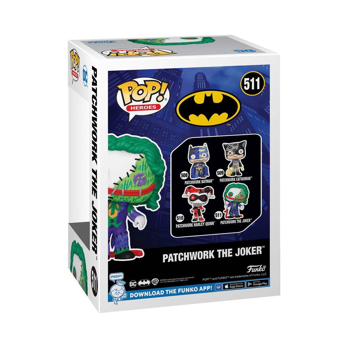 Funko POP! DC Heroes Movies Batman 511 Patchwork The Joker