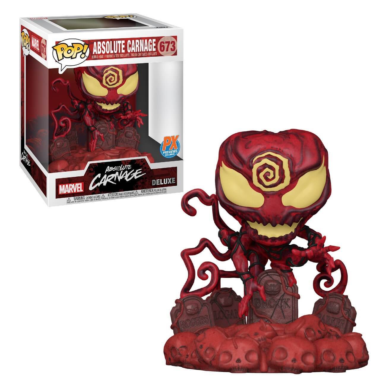 Funko POP! 6" Super Deluxe Marvel Comics Spider-Man 673 Absolute Carnage Deluxe PX Previews Exclusive (POP! Only)