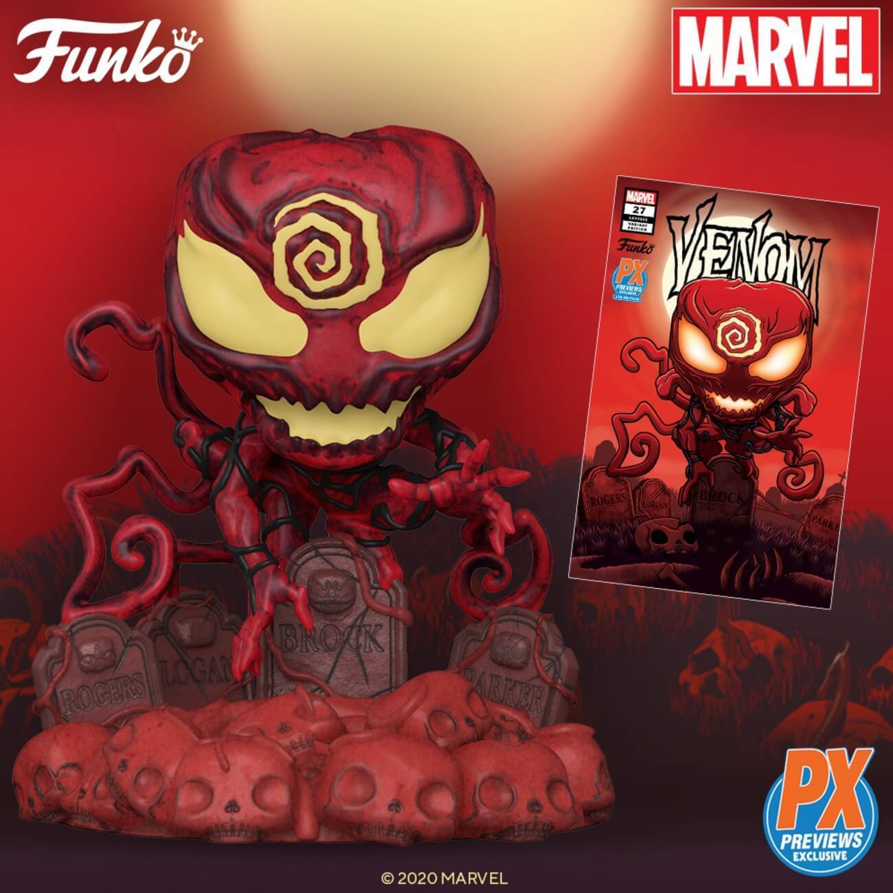 Funko POP! 6" Super Deluxe Marvel Comics Spider-Man 673 Absolute Carnage Deluxe PX Previews Exclusive (POP! Only)