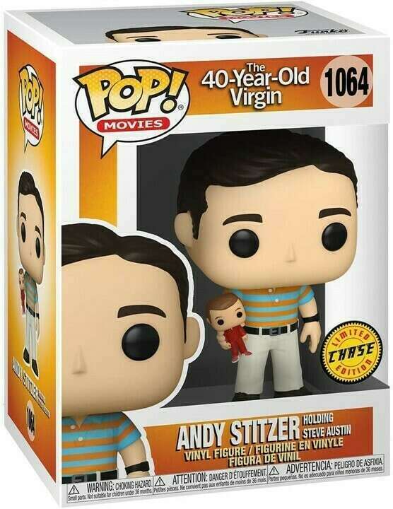 Funko POP! Movies The 40-Year Old Virgin 1064 Andy Stitzer Common and CHASE