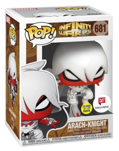 Funko POP! Marvel Comics Infinity Warps 681 Arach-Knight Walgreens Exclusive Glow-in-the-Dark