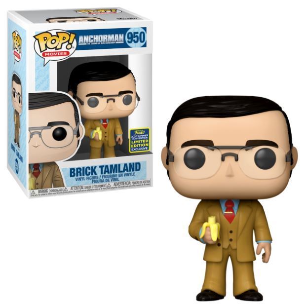 Funko POP! Movies Anchorman: The Legend of Ron Burgundy 950 Brick Tamland 2020 Summer Convention Exclusive
